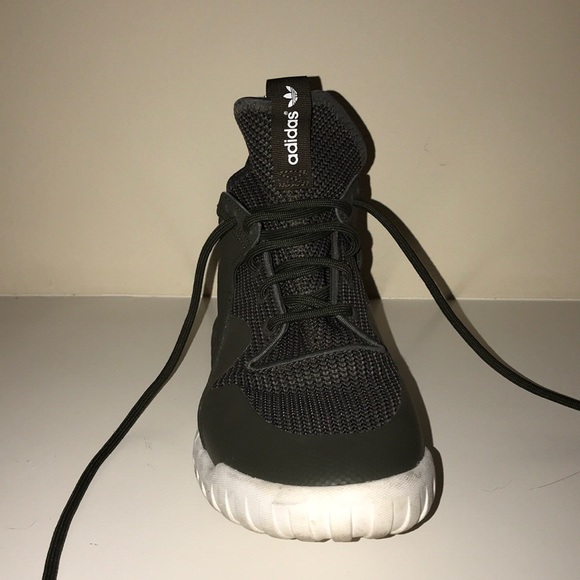 Adidas Tubular X Primeknit in Shadow Green - Picture 4 of 5